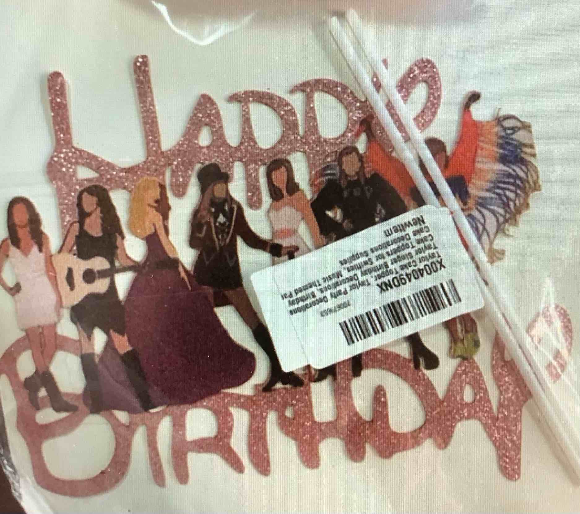 Taylor Swift Cake Topper