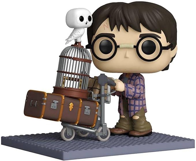 Funko POP Deluxe: Harry Potter 20th Anniversary - Harry Pushing Trolley, Multicolor, (57360)