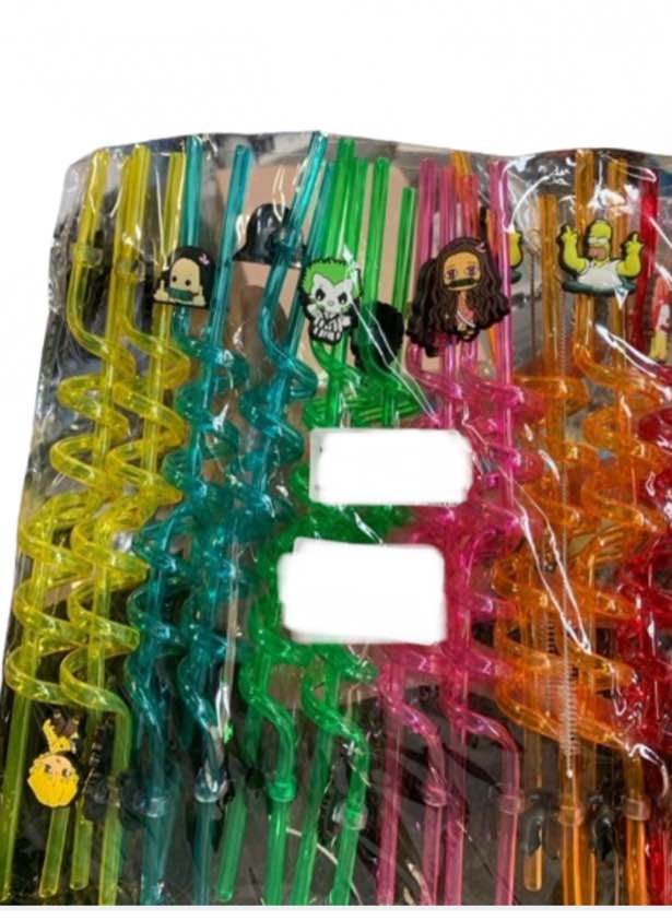 Plastic Straws Birthday Party