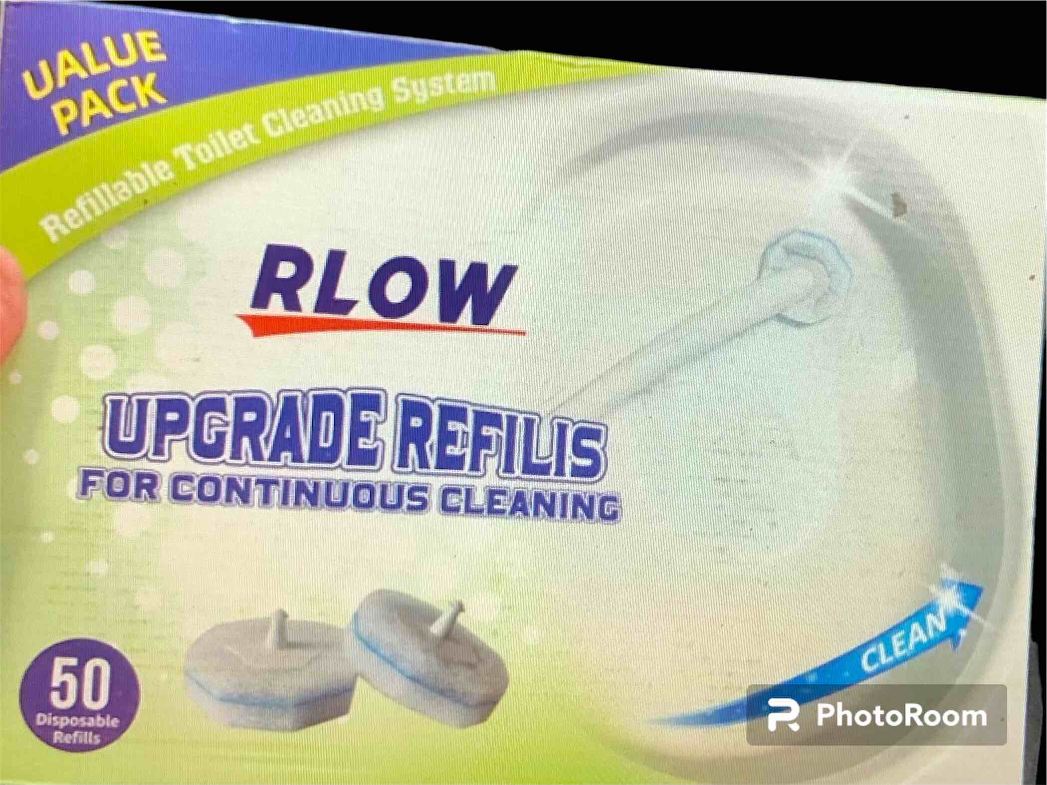 Toilet Scrub Heads Disposable Toilet Brush Refills,50 Count