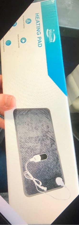 Heating Pad-Electric Heating Pads-Hot Heated Pad for Back Pain Muscle Pain Relieve-Dry & Moist Heat Option-Auto Shut Off Function(Blue, 12''×24'')