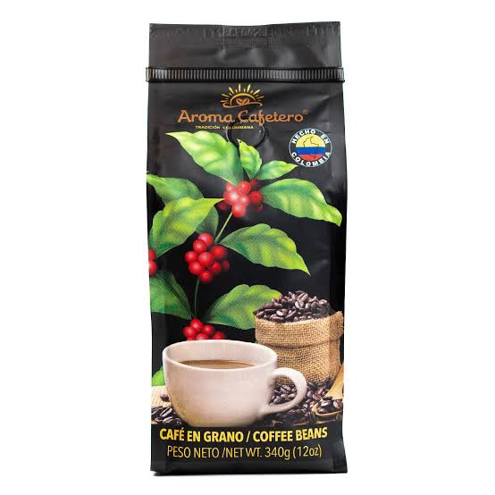 Aroma Cafetero Colombian Coffee - Whole grain coffee 12oz 