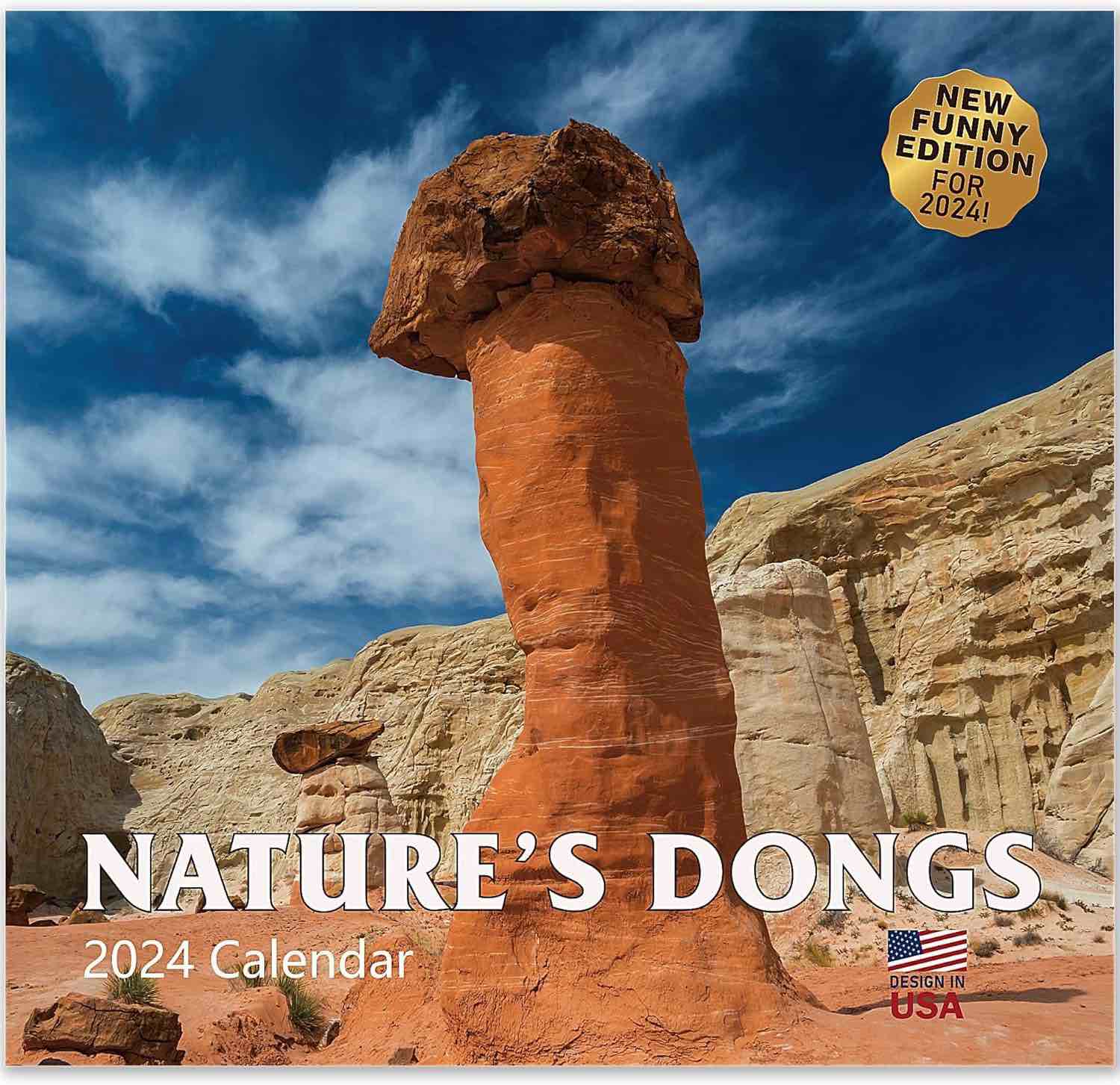 KUSOHI Gag Gifts For Adults Funny -Natures Dongs Calendar 2024, White Elephant Gift, Funny Christmas Gifts, Hilarious Inappropriate Gifts, Prank Gifts, Stocking Stuffers, Funny Gifts For Coworkers