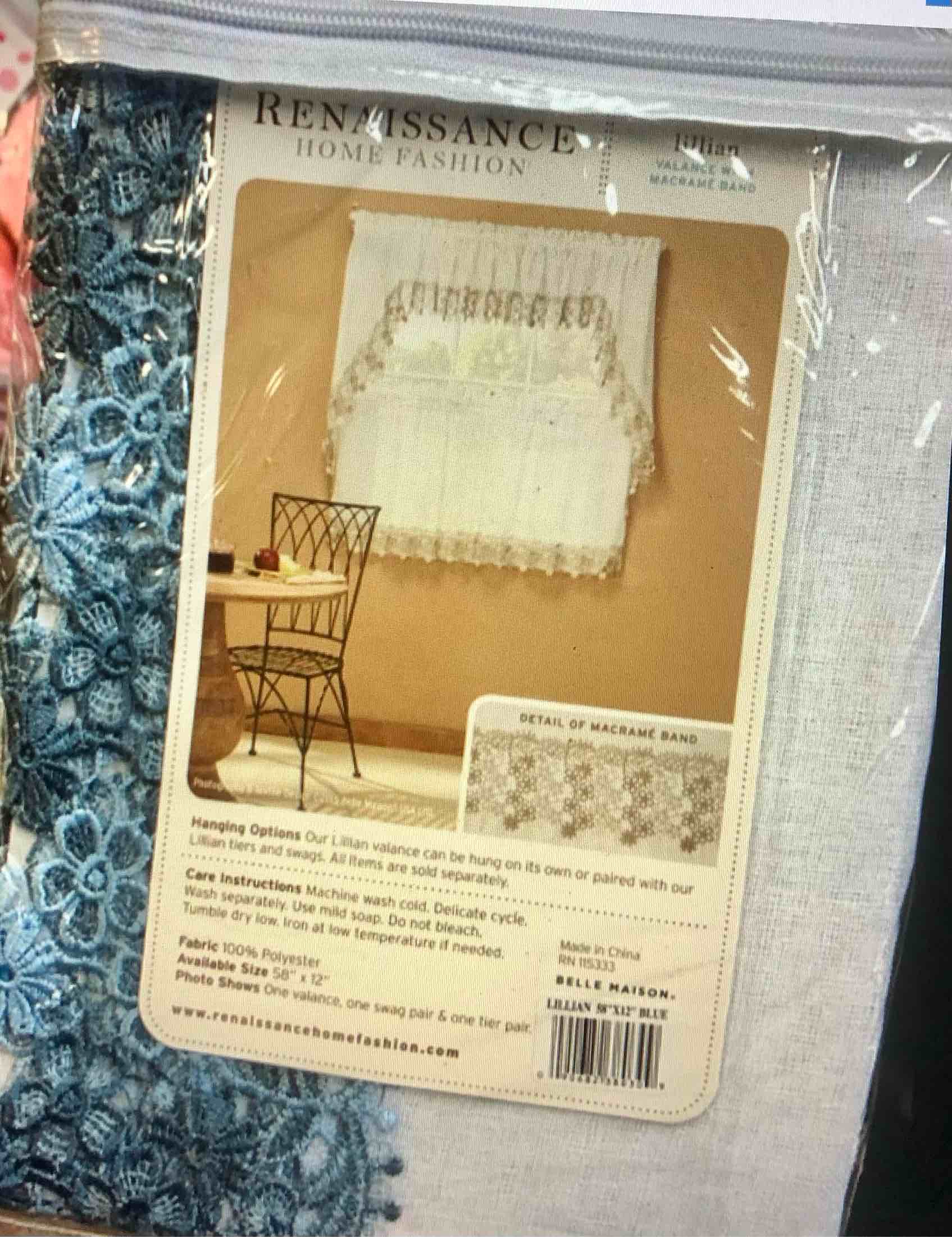 BELLE MAISON Lillian 58"x12" Blue