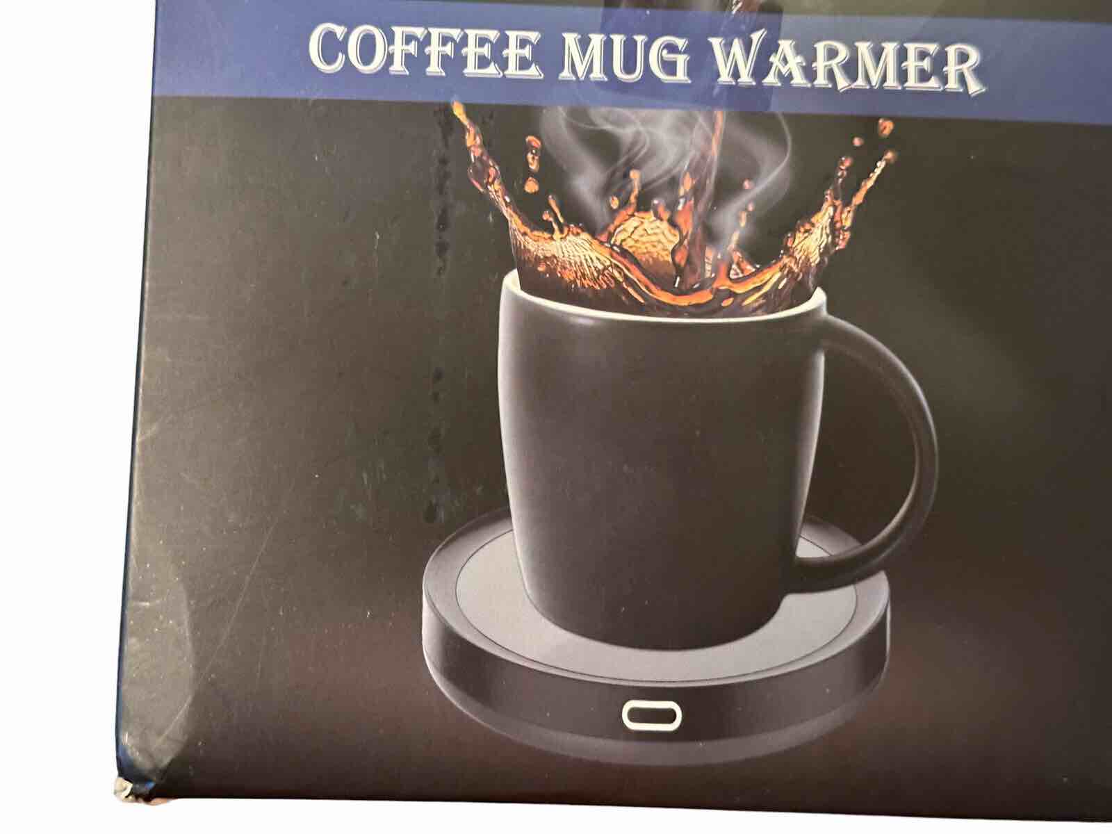 White Coffee Mug Warmer With Cup