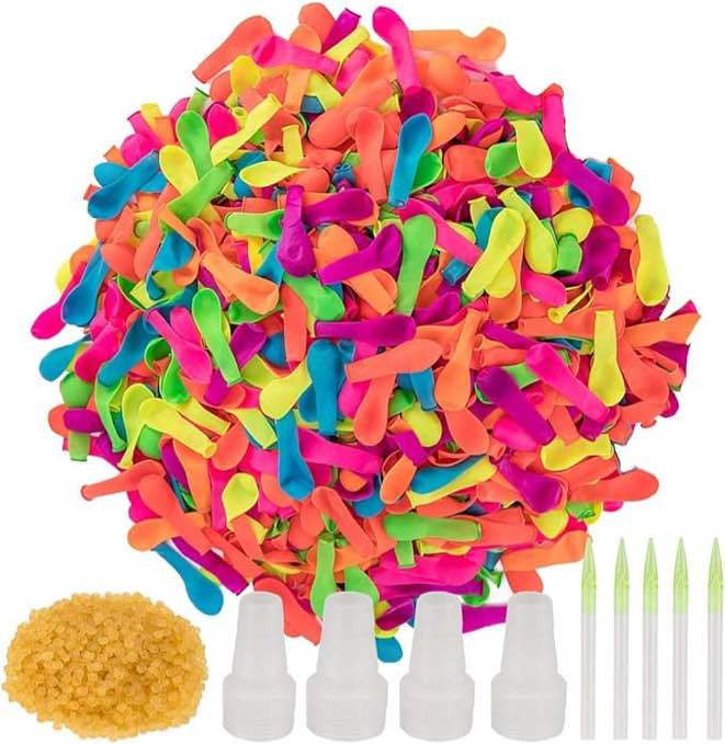 Water Balloons With 592 balloon Easy Quick Start Splash Party in a minute with Kids and Adults Water Bomb T56219