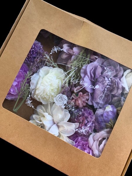 Artificial Flowers Combo Box Set,Silk Fake Flowers Roses Bridal Bouquets Out/Indoor DIY Centerpieces White Flowers for Decoration Arrangements Party Baby Shower Home Cake Decor (HH53)