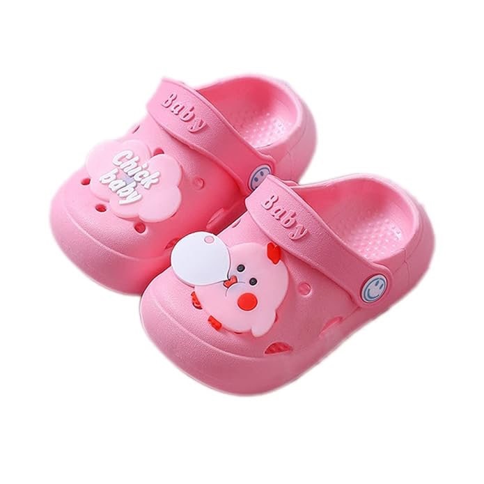WZCSLM Cartoon Animal Flip Flop Sandals Kids Boys&Girl Hole Shoes Clogs