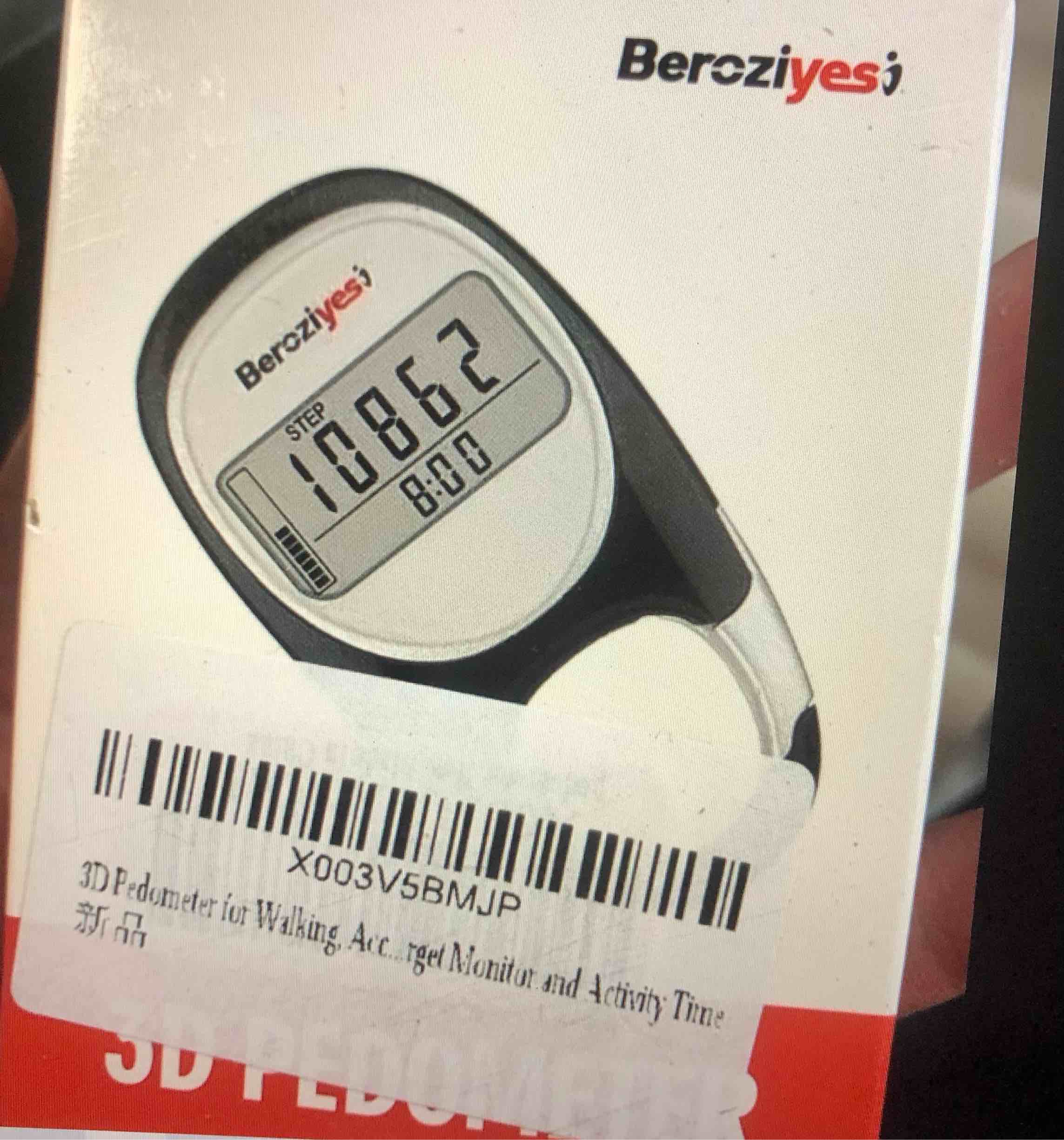 Beroziyesi 3D Pedometer for Walking
