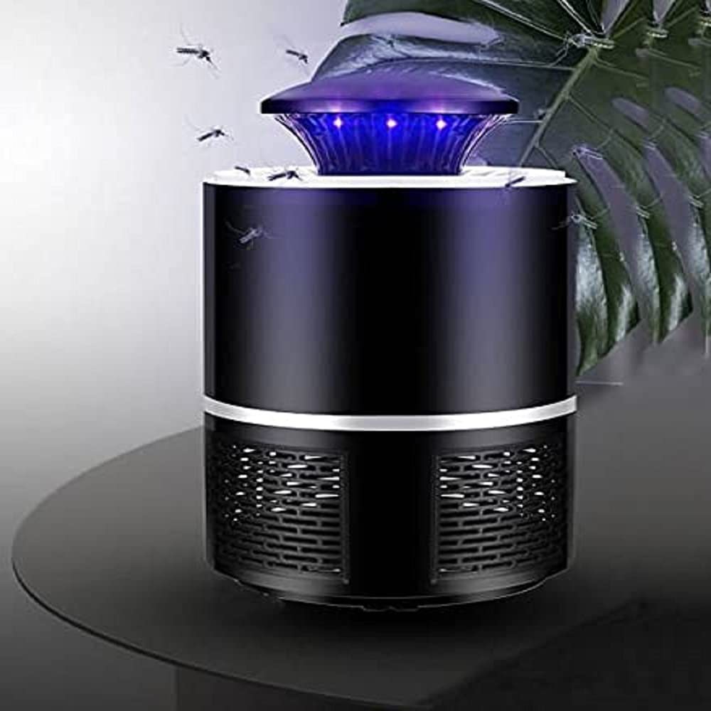Holy Delight Eco Friendly Electric LED Mosquito Killer Machine for Home, Insects Trapper & USB Power Mosquito Killer Lamp for Outdoor and Mosquito Catcher (Black)