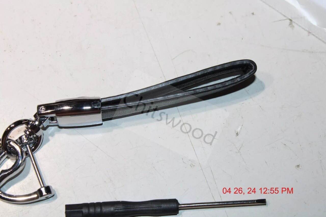 HYUNDAI Genuine Leather Keychain Car Key Chain Ring Fob Holder For HYUNDAI NEW