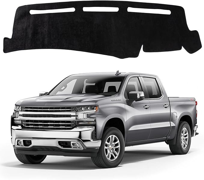 ARISMOTOR Dashboard Cover Mat Custom Fit for 1999-2006 GMC Sierra/Chevy Silverado,2000-2006 GMC Yukon XL/Chevy Suburban Tahoe Avalanche, Pack of 1