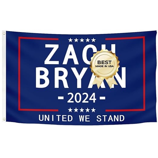 NOCARB Zach Bryan 2024 Flag United We Stand Flag 3X5Ft Flag,with 2 Brass Grommets,for Garden Bedroom Living Room College Dorm Room Wall Decorations
