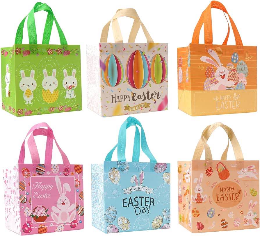 Domkier 6Pcs Easter Egg carrot Chick with Handles