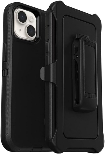 Defender Case for iPhone 14 & iPhone 13 Case Defender SCREENLESS Case Compatible iPhone 14 Phone Case 6.1 inch - Black