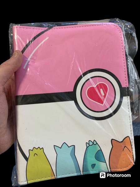 Anime Card Book Holder, Storage Favorites, Album Holder Card, Organizer, 4 Compartment Slot Pack Holds 400 Cards with 50 Removable Sleeves, Trading Display Portable Flexible Card Packs