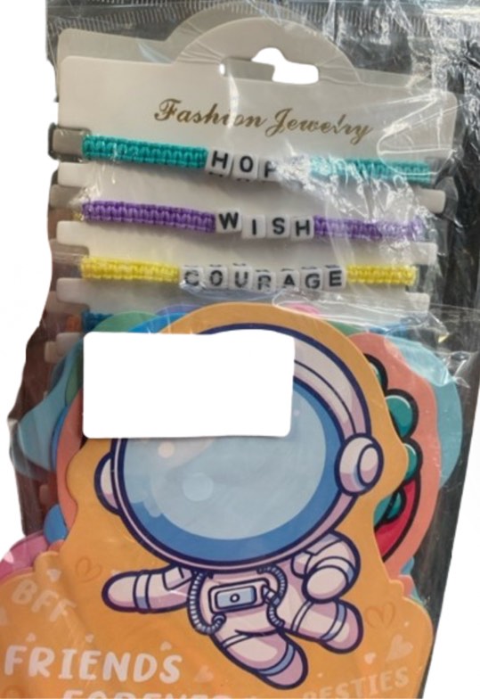 VRETEKI Valentines Day Gifts, 24 Pack Valentines Cards with Friendship Bead Bracelets -for School Classroom Boys Girls Gift Exchanges, Valentines Party Favor Sets