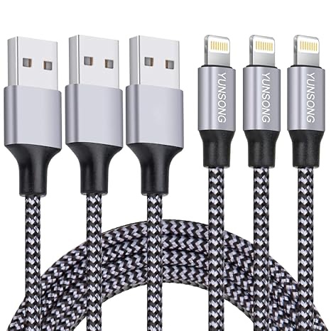 Cell Phone Car Charging Cable 3 Pack