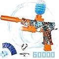 LOHIDY Electric with Gel Ball Blaster, M4 Eco-Friendly Splatter Ball Blaster Automatic, with 30000+ Water Beads and Goggles, for Outdoor Activities Ages 12+