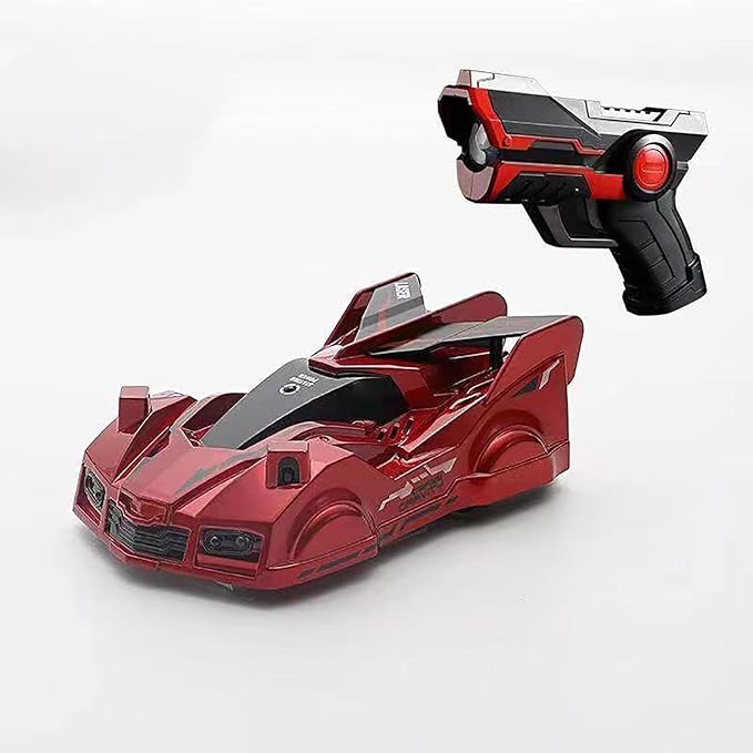 Budvibe Infrared Guided Wall Climbing RC Red Racing Car Kids Toys,Watch It Drive on The Walls,5-13 Year Old Best Birthday Xmas Gift for Boys for Kid