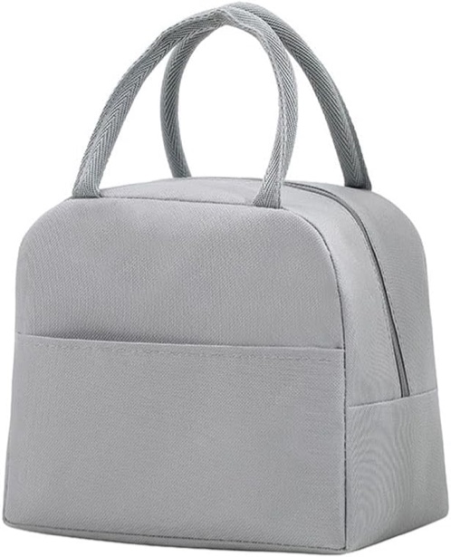 Bag for Men Women,Insulated Container Set,Reusable&Waterproof&Leak Proof Carrier,Suitable for Work(Grey)