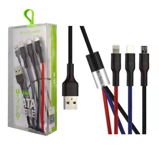 3 in 1 Compatible Phone Charger