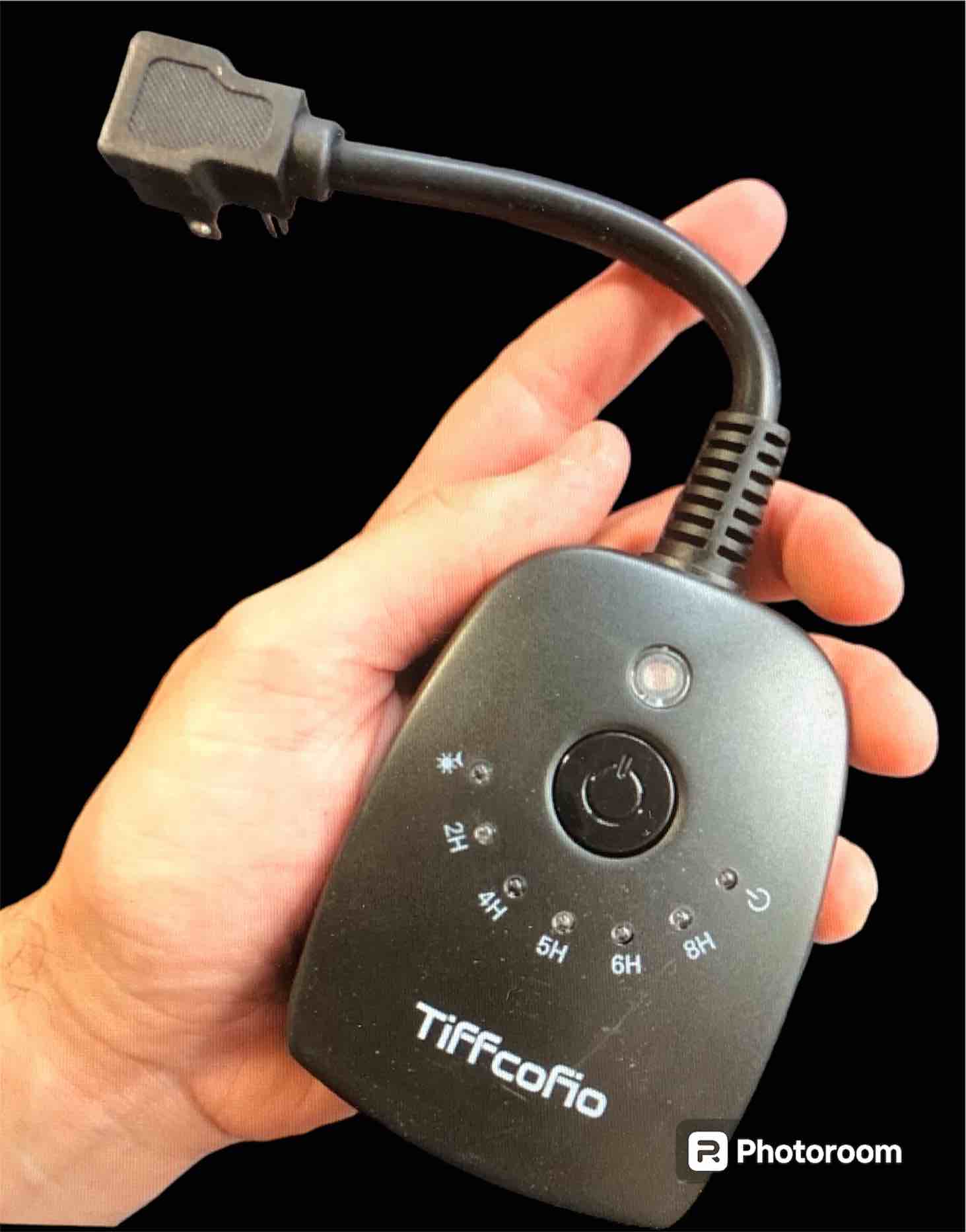 Outdoor Timer Outlet, Dusk to Dawn Light Sensor Timer, Outdoor Light Timer for Electrical Outlets Weatherproof, 2 Grounded Outlets for Christmas Lights, 15A 1/2HP, CSA Listed (1 Pack)