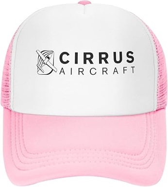 Cirrus-Aircraft-Logobaseball Cap Sun Caps Fishing Hat Women Snapback Hat Dad Hat Adjustable Dad Hat Unisex Pink