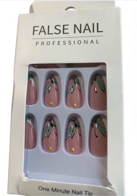 24 Packs Press on Nails Women (press on nails 7)