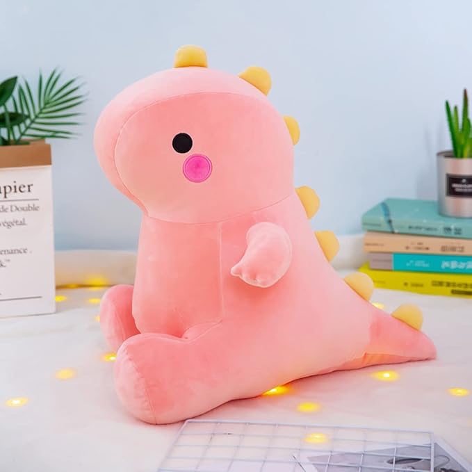 Kasoamuy Dinosaur Plush Toys, with Wings Pterosaur Dinosaur Soft Stuffed Animals Toys Dolls, Dino Plushies Doll Cute Birthday Gifts for Kids Girls Boys (Pink,Small - 9 inch)