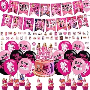 Mean Girl Party Decorations,Birthday Party Supplies For Mean Girl Party Supplies Includes Banner