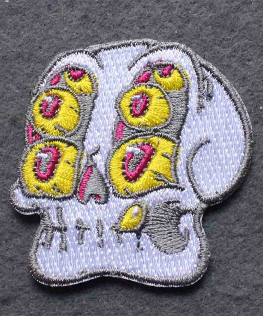 Patches MADE BY Ryland Embroidered Sew-On & Iron-On Pato