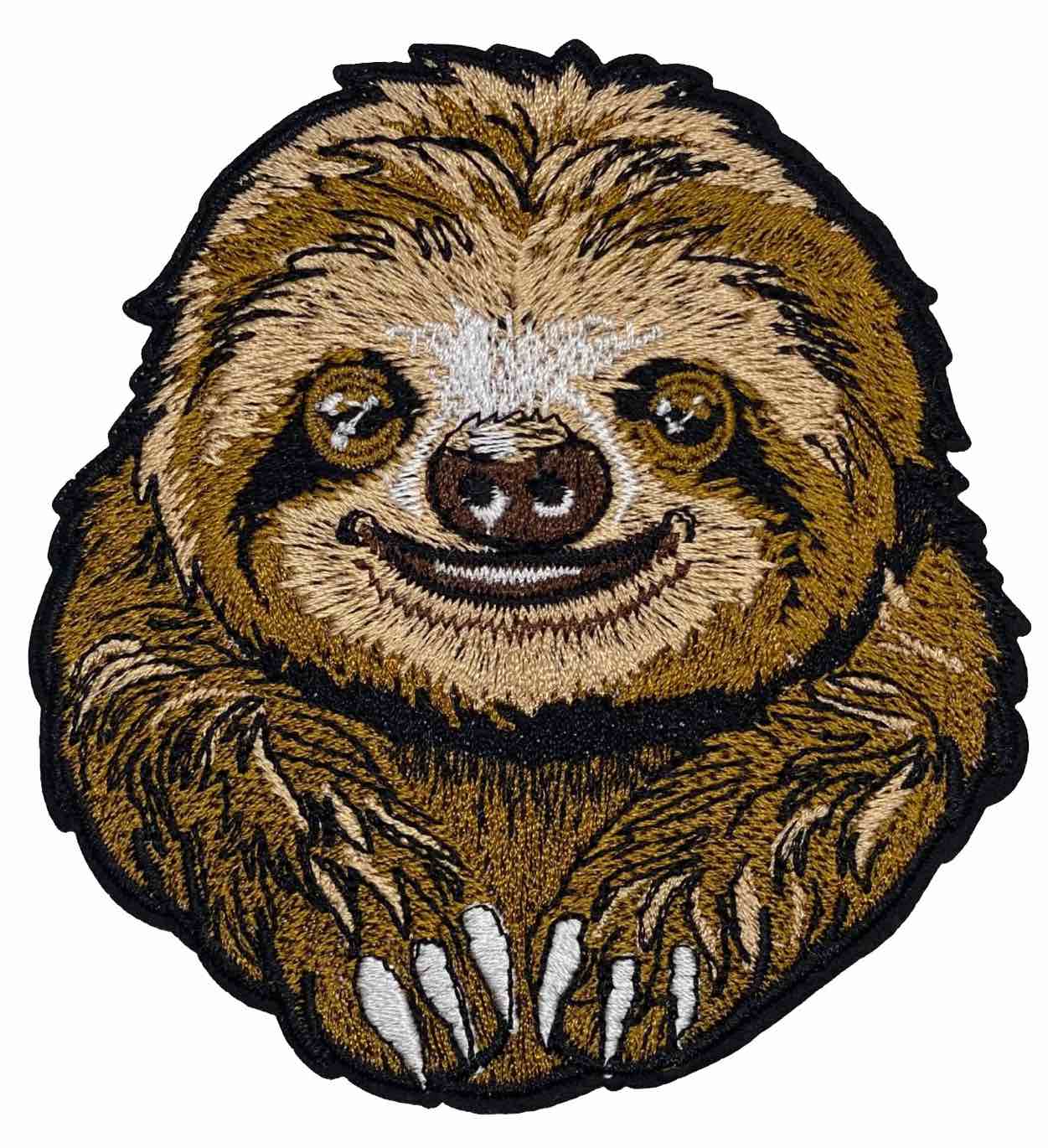 BOHAQA Sloth Patch Iron On 3.5" - Cute Sloth Patches Appliques for Children - Iron On/Sew On