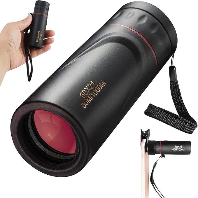 Monocular Telescope Portable Pocket Mini High Definition Super Telephoto Zoom Telescope Monocular Scope for Wildlife Birds Watching Hunting Camping Hiking Live Concert Match High Power HD Telescope
