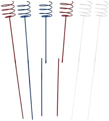 Stick & Sip - Metal Lawn Stake Beverage Holders - Holds Cans, Bottles, and Cups - Great for Backyards, Beaches, Campsites, and More (USA, 4 Pieces)