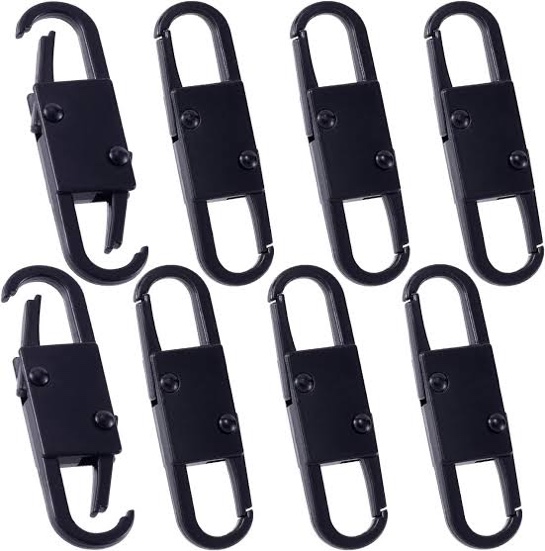 CustomyLife 8pcs Double Opening Zipper Pull Tab