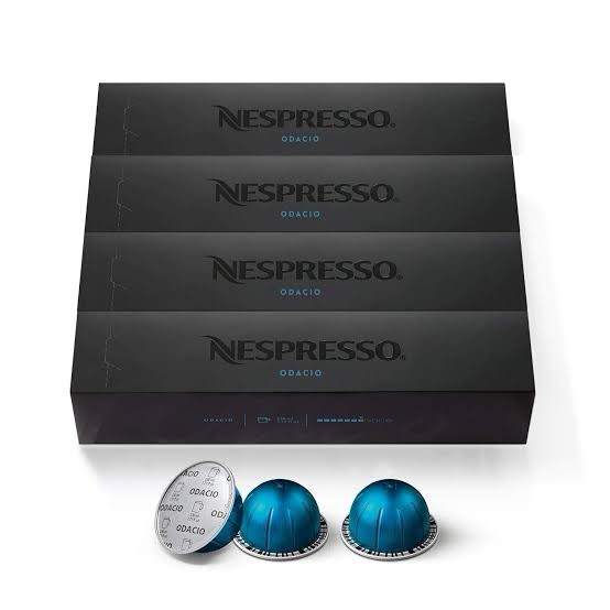 Nespresso VertuoLine Pods ODACIO – Dark Roast Coffee – 10 Capsules