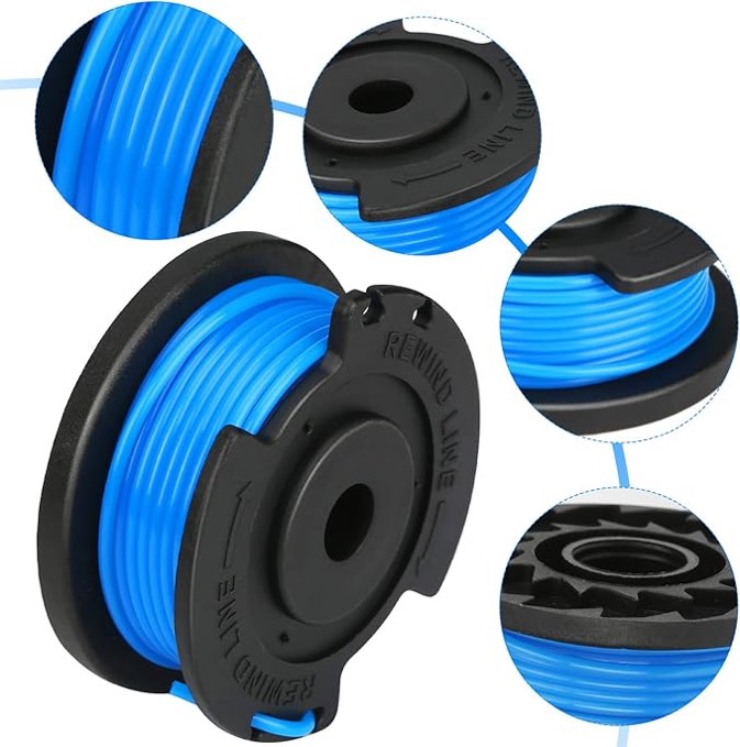Eyoloty 16ft 0.065" 88524 Trimmer Spool Line Compatible with Toro 51484 51486 51487 88506 Single Line String Trimmer Spool 