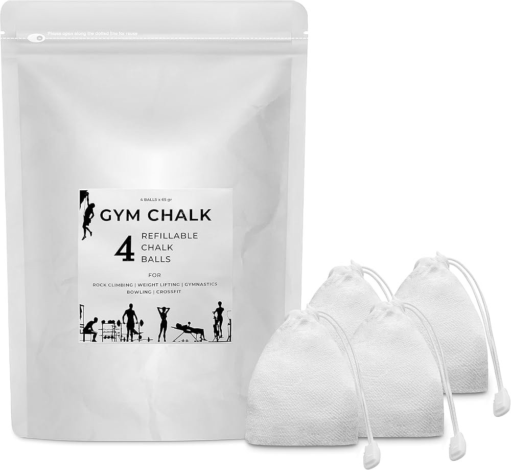 Refillable Chalk Ball Weightlifting 4pack 65GR Liquid Chalk Gym Chalk Blocks Climbing Chalk Rock Climbing Chalk Lifting Chalk for Weightlifting Spray Chalk Bulk Gymnastics Chalk Hand Chalk Holder