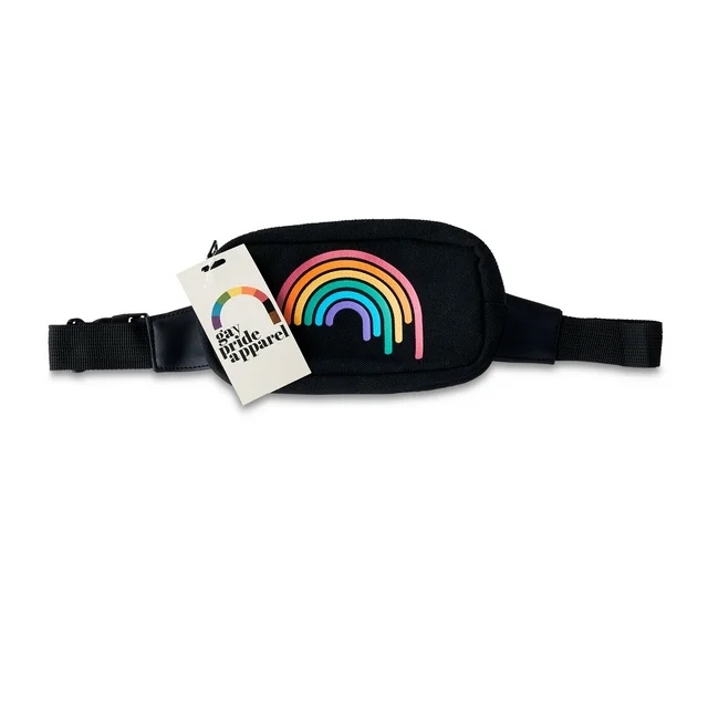 Gay Pride Apparel Canvas Fanny Pack, Sport Buckle