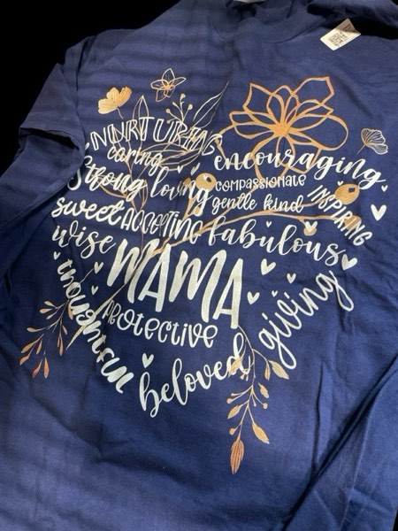 Port & Company Blue T-shirt Large Size