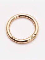 Metal Ring Luggage Round Carabiner Clamps