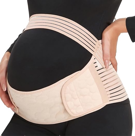 ChongErfei Pregnancy Belly Support Band Maternity Belt Pregnancy Support Belt for Back/Pelvic/Hip Pain,Maternity Belly Band Back Support