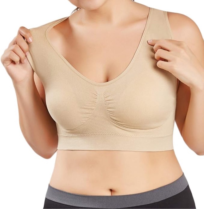 Women's Ultra-Thin Solid Bra Sports Bra Full Bra Cup Tops