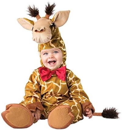 (7-12 Months) Halloween 3-24M Animal Giraffe Baby Toddler Funny Costume Cosplay Romper