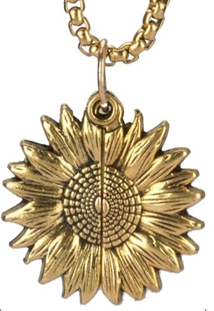 Sunflower Pendant Necklace