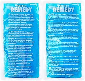 2 Pack Gel Ice Packs for Injuries Reusable, Gel Ice Pack for Hot Cold Compress, Soothing Soft Ice Packs for Injuries Reusable Gel, Alternative for Hot Water Bottles, Injury Ice Pack