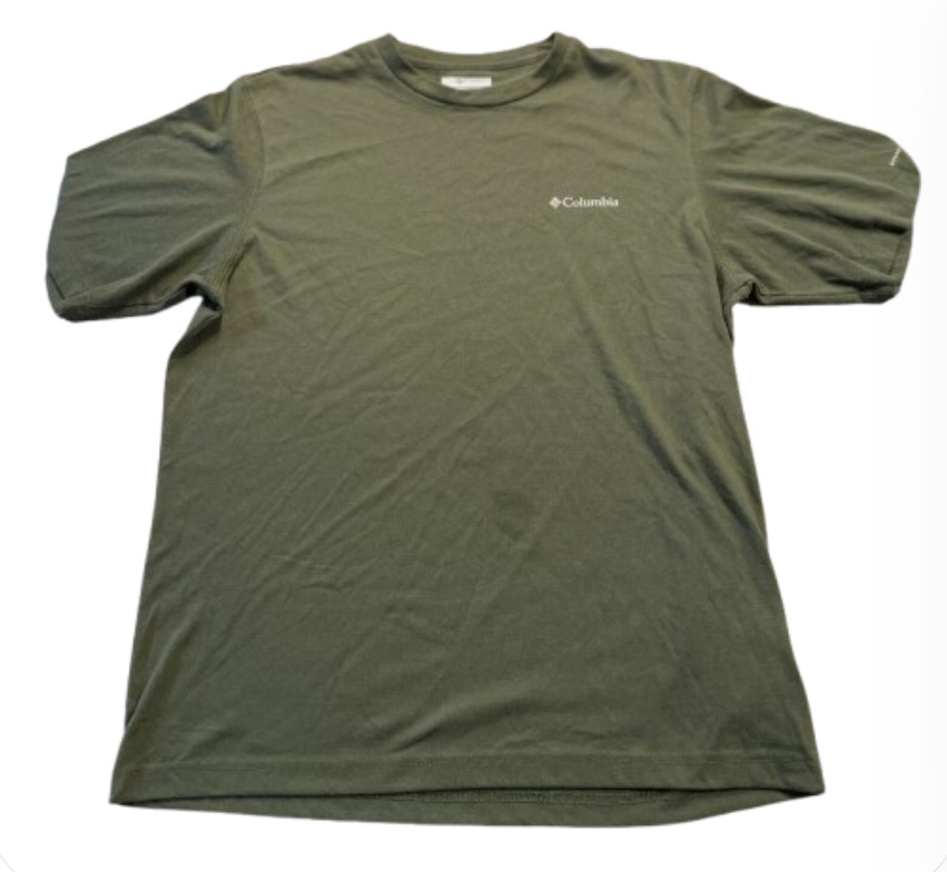 Columbia army green Northwest’s Original Alway Outside since 1938 graphic back