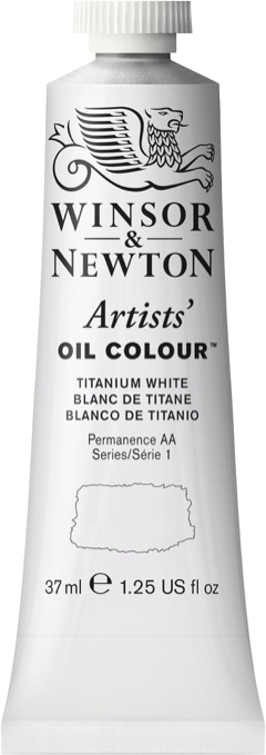 Winsor & Newton Artists' Oil Color, 37ml (1.25 oz) Tube, Titanium White