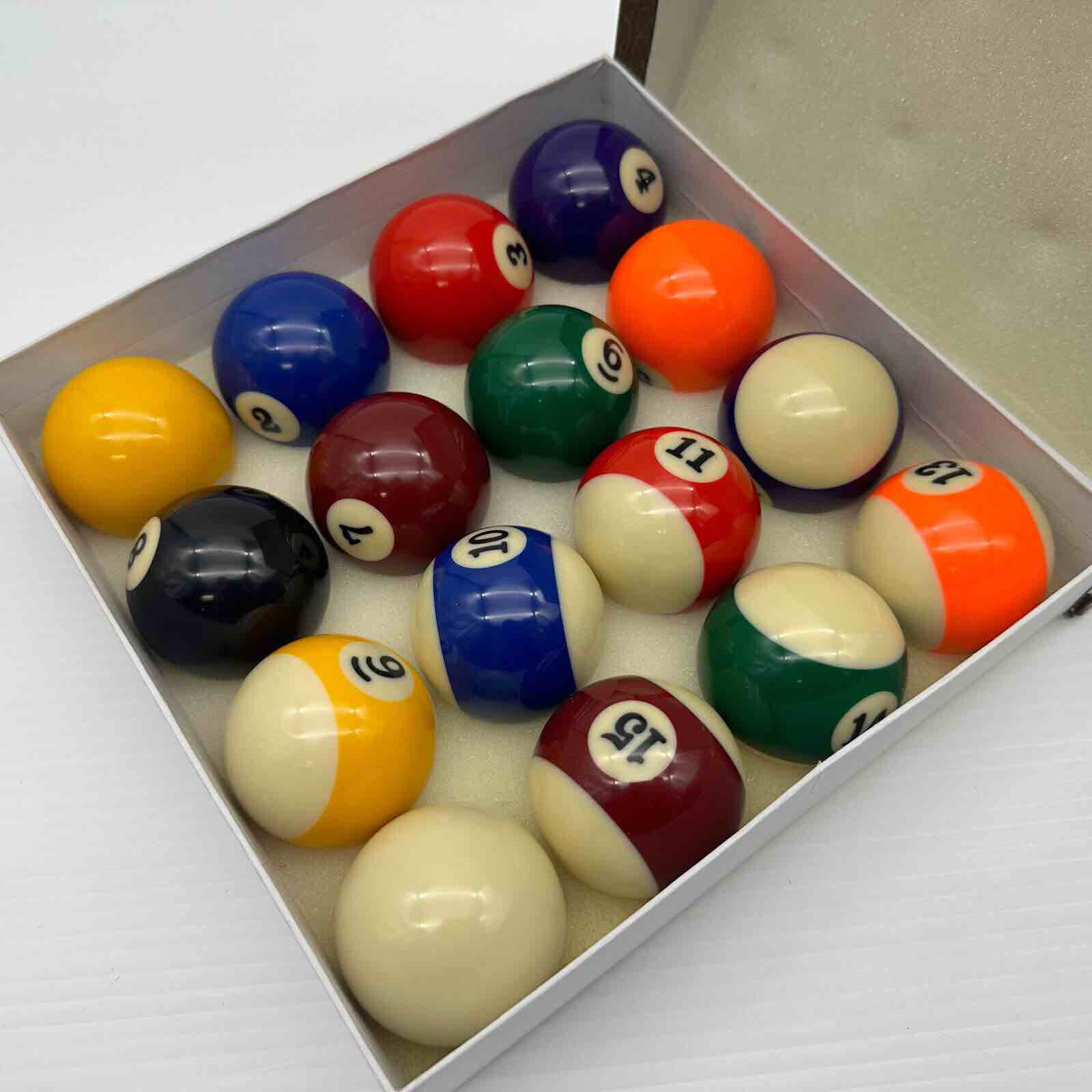 Vintage Empire USA Billiard Pool Ball Set Standard Size 2 1/4